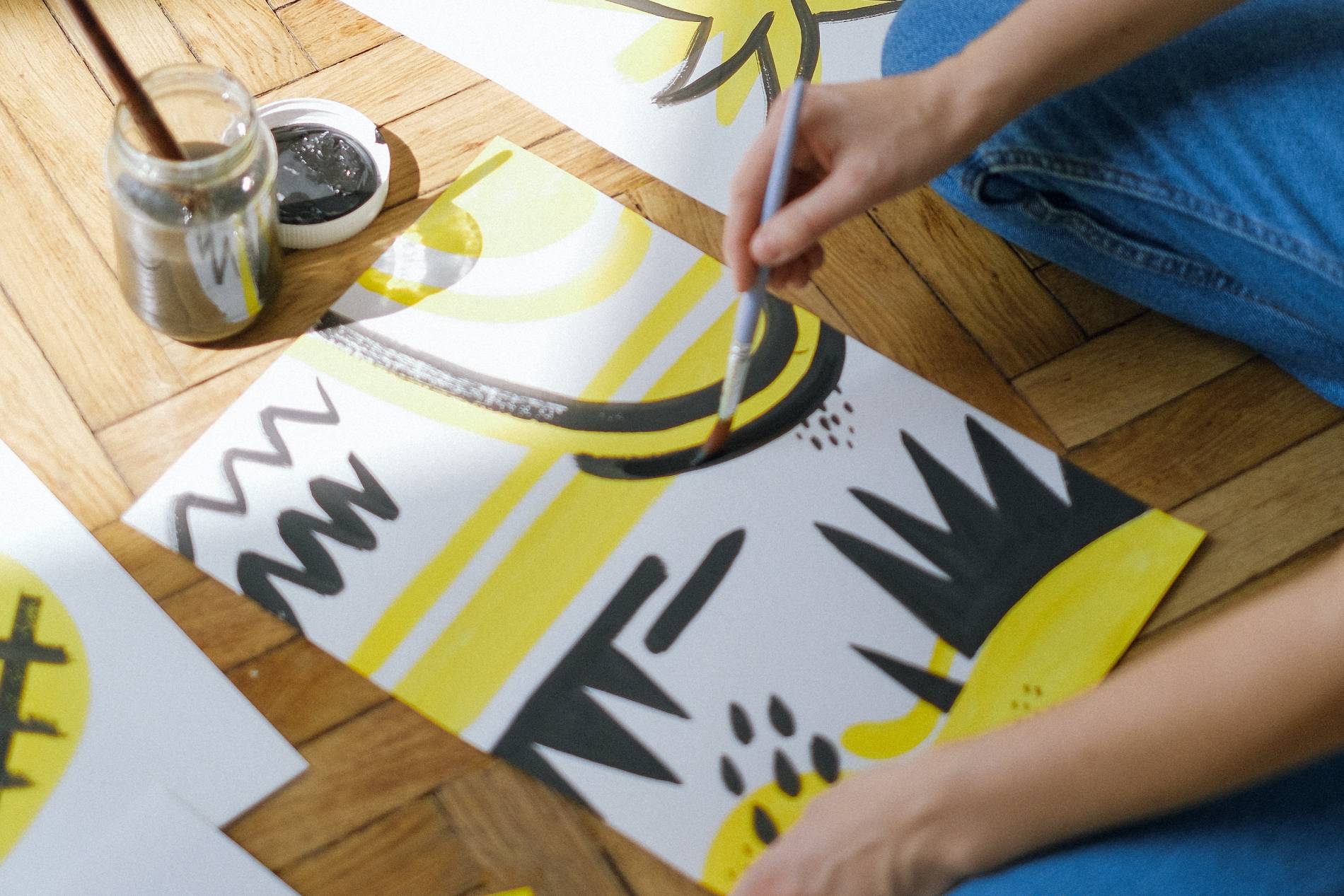 Photo of Person Painting